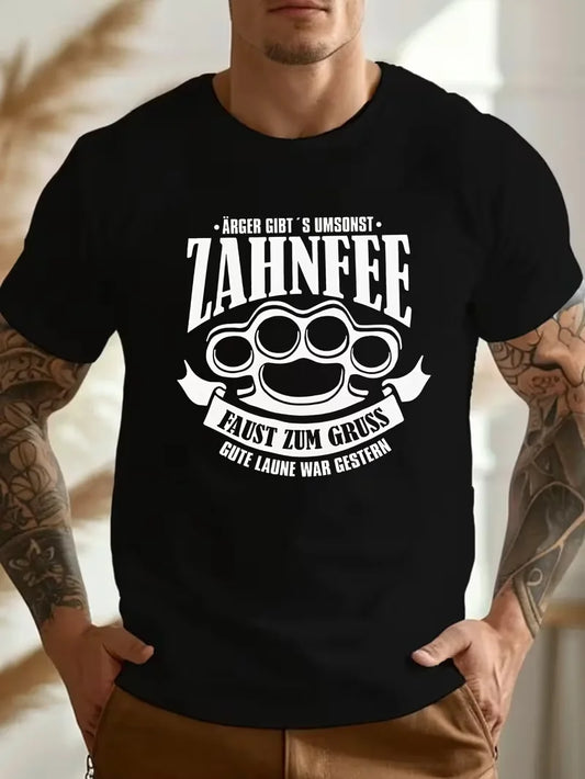 Fun German Crinkle Plus Size Men's T-Shirt, PLUS SIZE
