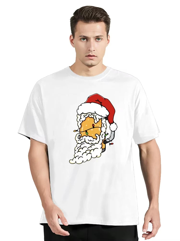 HOT SALE Beer Graphic Print Funny T-shirt Men's Clothing Comfortable Breathable T-shirt Casual Cotton Tpos T-shirt Unisex Tee