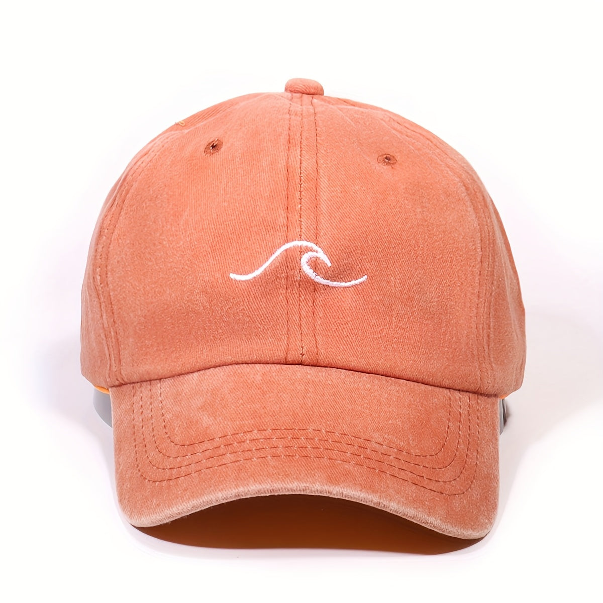 Unisex Embroidered Flame Baseball Cap - Adjustable Breathable Sun Hat for Outdoor Sports & Camping, Retro Streetwear Style, Multi-Color Options (Hand Wash Only)