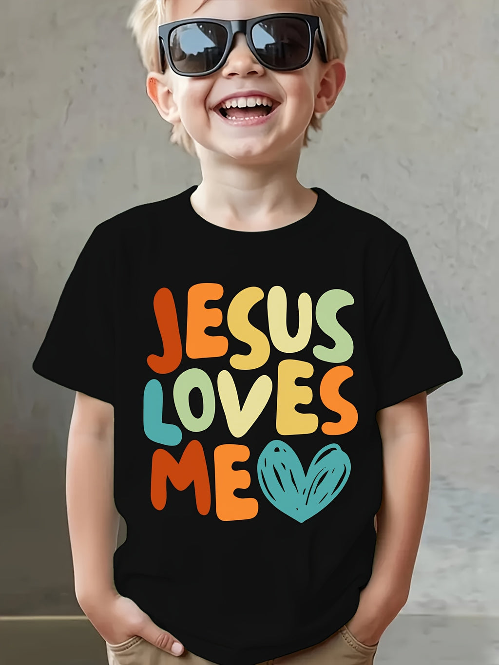 Summer Fashion Boys' Short Sleeve T-Shirt with Letter Print Casual Top NY-DX3235