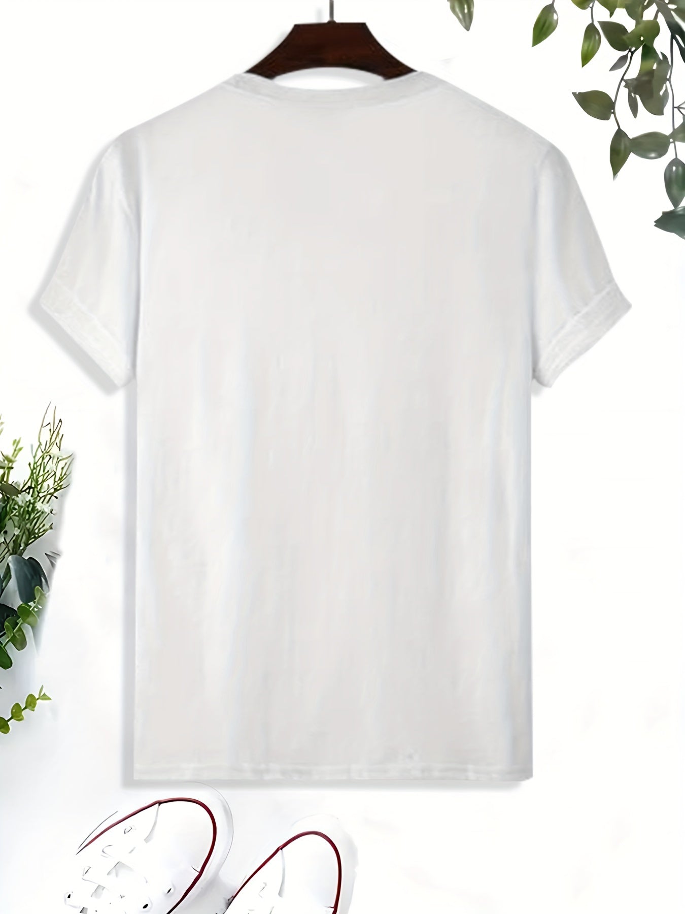 Headset Dripping Color Paint Print T Shirt, Tees For Men, Casual Short Sleeve Tshirt For Summer Spring Fall, Tops As Gifts