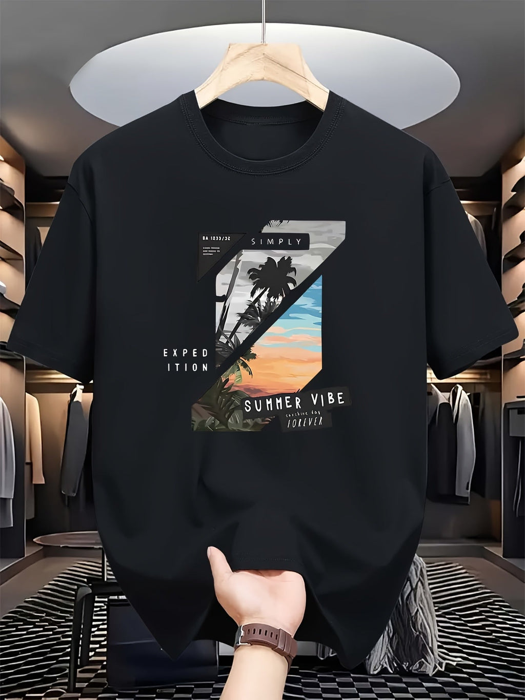 Men'S Stylish Print T-Shirt
