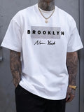 Men's Trendy BROOKLYN Print Comfortable, Soft Regular Fit T-shirt