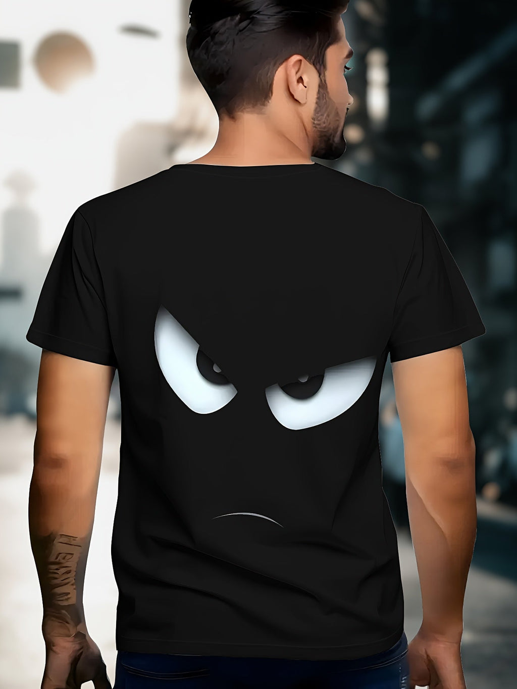 3D Adult T-Shirt Short Sleeve Pattern Print T-Shirt, Summer Trendy Athletic Short Sleeve Top, Fashion Casual Style