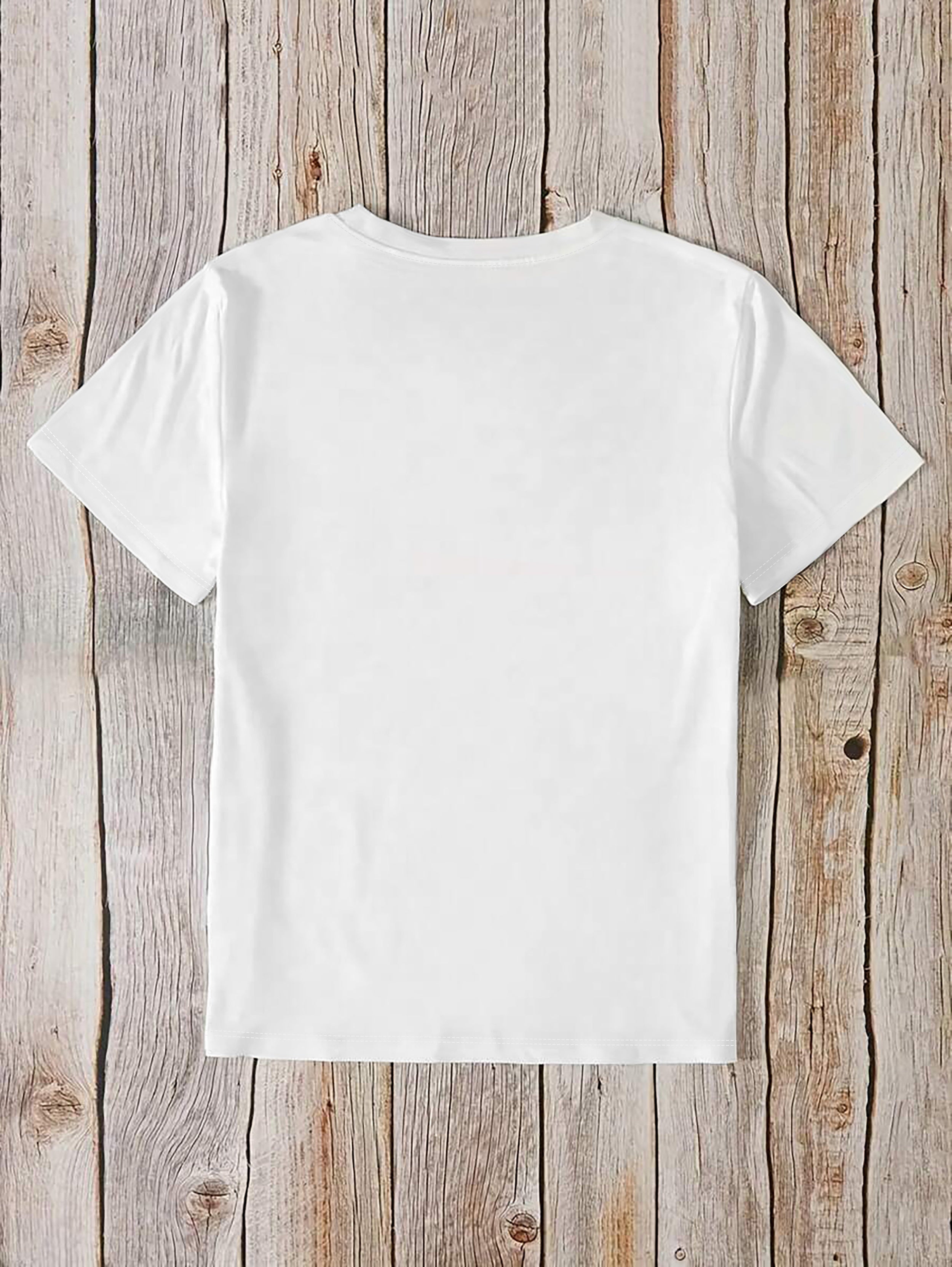 Casual Short Sleeve T-Shirt Featuring a Graphic of Pretty Lips, Diamonds, Gems, And Dollars, Perfect for Spring And Summer Women'S Fashion