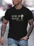 Men'S Athletic Trendy ANSWER ME Print Short Sleeve T-Shirt