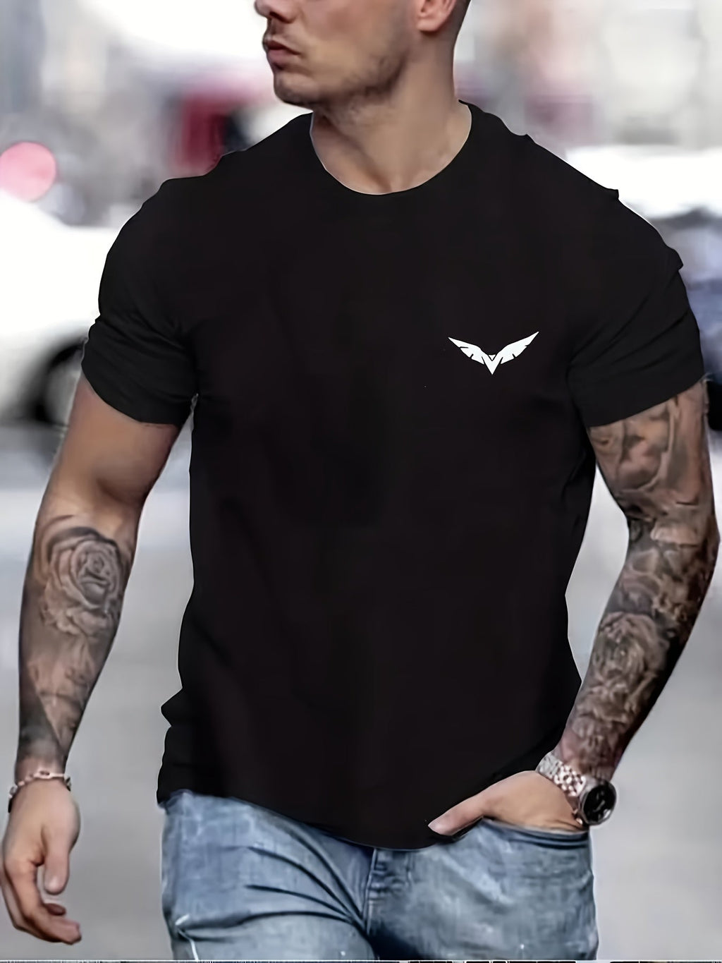 Men's Lounge T-Shirt - Soft Everyday Casual Shirt, Relaxed Fit Round Neck Tee for Home, Office, Outings - All-Season Comfort Top, Home Outfit, Clean Design, Quality Casualwear, Home Wear, Minimalist Style, Lightweight Shirt, Short Sleeve Top, Daily Essent