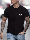 Men's Lounge T-Shirt - Soft Everyday Casual Shirt, Relaxed Fit Round Neck Tee for Home, Office, Outings - All-Season Comfort Top, Home Outfit, Clean Design, Quality Casualwear, Home Wear, Minimalist Style, Lightweight Shirt, Short Sleeve Top, Daily Essent