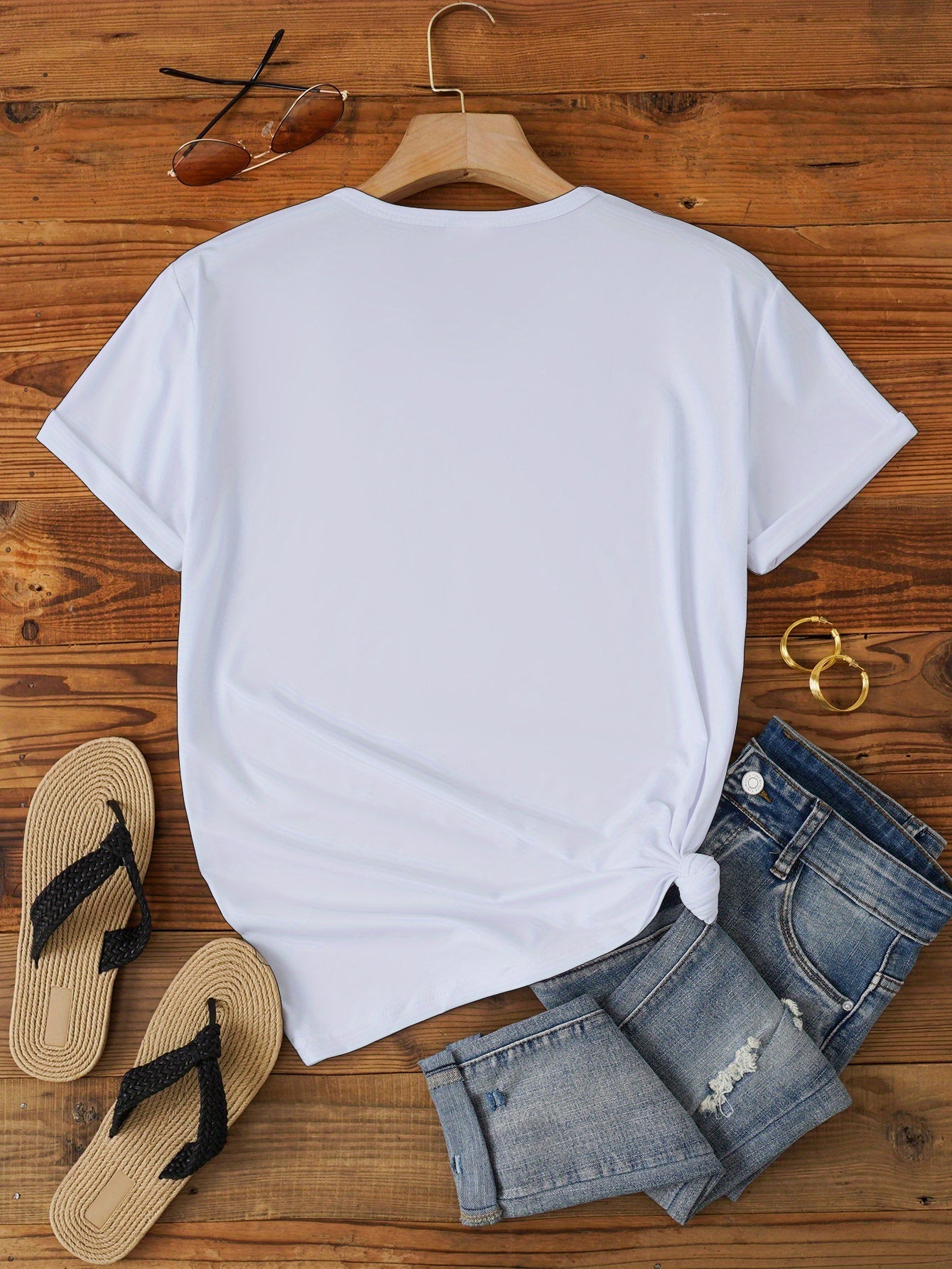 Women' S I M Fine Printed T- Shirt, Short Sleeve Crew Neck Casual Top for Summer& Spring, Women' S Clothing