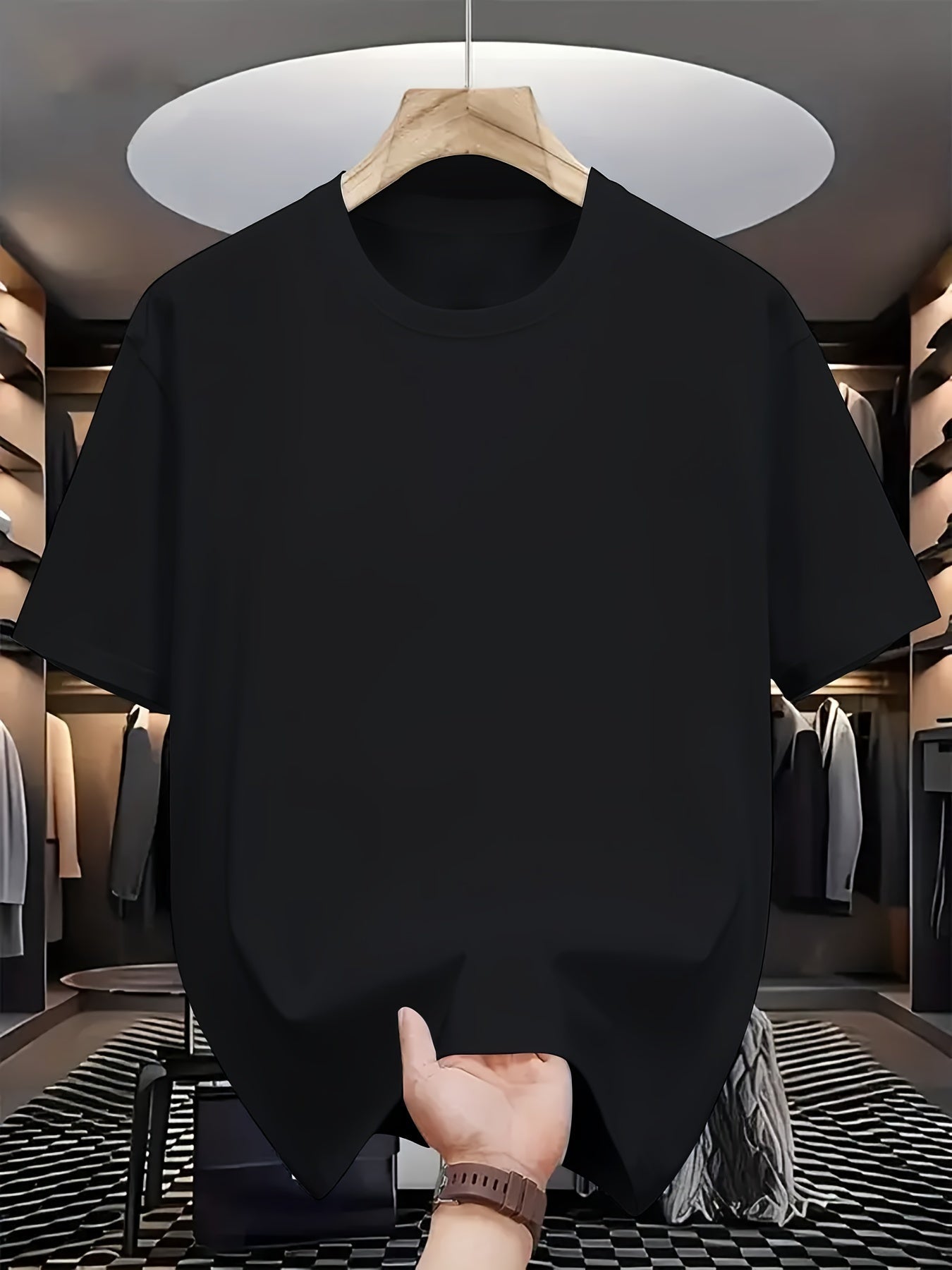 Men'S Trendy BROOKLYN Print Drop Shoulder T-Shirt